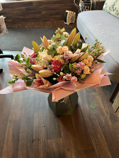 Out of this World - Looking for that ultimate gift that's out of this world!? Look no further. This fabulous hand-tied of the finest and freshest blooms is all you need to make a lasting impression...